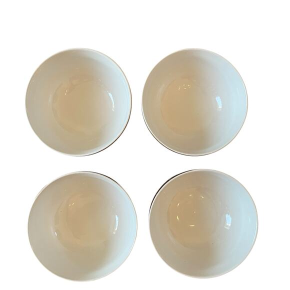 222 Fifth Wexford Porcelain Soup Cereal Bowls Red Tartan Plaid 5.5" Set of 4 New - Picture 3 of 13